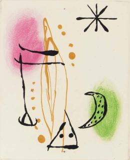 Joan Miro - La Bague D\'Aurore: five plates (Cramer 44)
