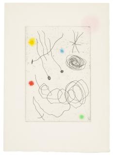 Joan Miró - La chouette et l\'escargot, carte de voeux