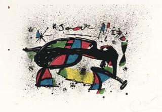 Joan Miro - La Formiga (M. 1156; See C. Books 237)