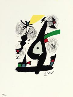 Joan Miro - La Mélodie Acide, Paris, Galerie Lucie Weill, 1979 (Cramer book 248)