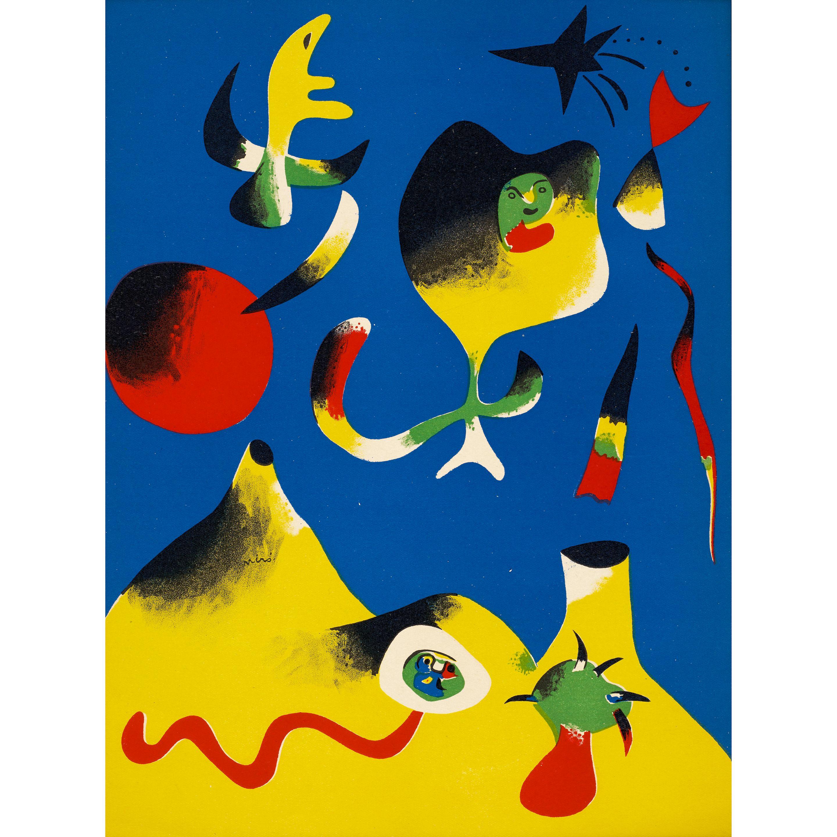 Joan Miró - L\'Air; L\'Éte (The Air; Summer) (2 works)