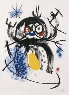 Joan Miro - L\'Automobiliste A Moustaches