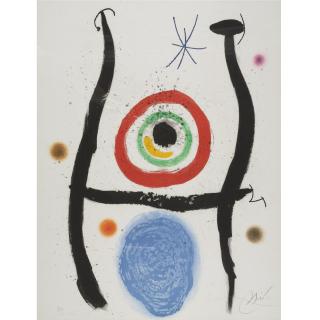 Joan Miró - Le Bleu De La Cible (D. 657)
