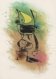 Joan Miro - Le Grillon sous la Lune (D. & L. 1020)