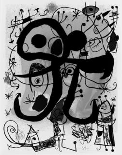 Joan Miró - Le Lezard aux Plumes d\'Or: Exhibition Poster