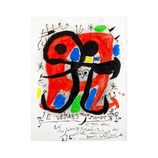 Joan Miró - Le lézard aux plumes d\'or