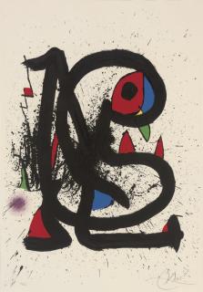 Joan Miro - Le Mangeur de Foudre I (Mourlot 899)