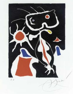 Joan Miro - Le Miroir secret du feu et du froid, from Hommage à San Lazzaro (D. 980; see C. books 229)