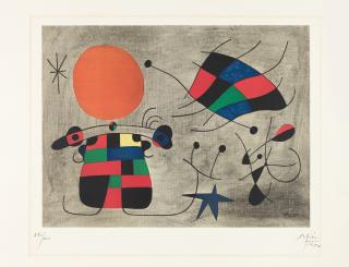 Joan Miró - Le sourire aux ailes flamboyantes.