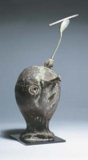 Joan Miro - Les trois cheveux magnetiques de la belle blonde attirent les papillons