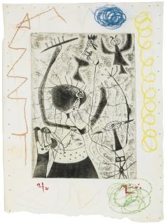 Joan Miró - Les Trois Soeurs (D. 25)