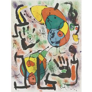 Joan Miró - Les Voyants Vi (M. 666)