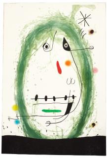 Joan Miró - L\'Exilé Vert (D. 498)