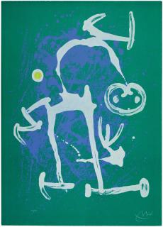 Joan Miró - L\'illetre bleu et blanc (M. 549)