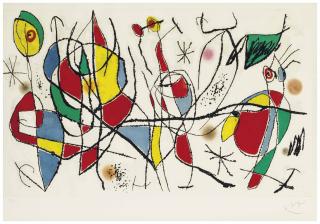 Joan Miro - L\'Invitee du dimanche I