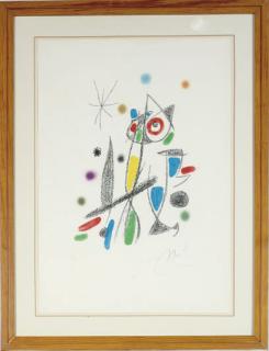 Joan Miro - Maravillas con Variaciones Acrósticas: One Plate (Mourlot 1064)