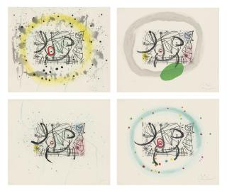 Joan Miro - Michel Leiris: Fissures (D. 463-77; Cramer books 130)