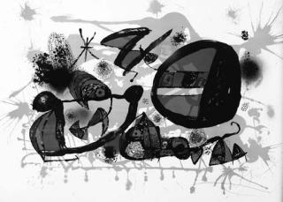 Joan Miro - Nid d\'alouettes; and Nid d\'alouettes (M. 1122)