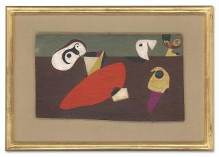 Joan Miró - Oiseau mare de sang sur la plaine