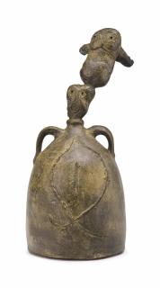 Joan Miró - Oiseau migrateur posé sur la tête d\'une femme en pleine nuit