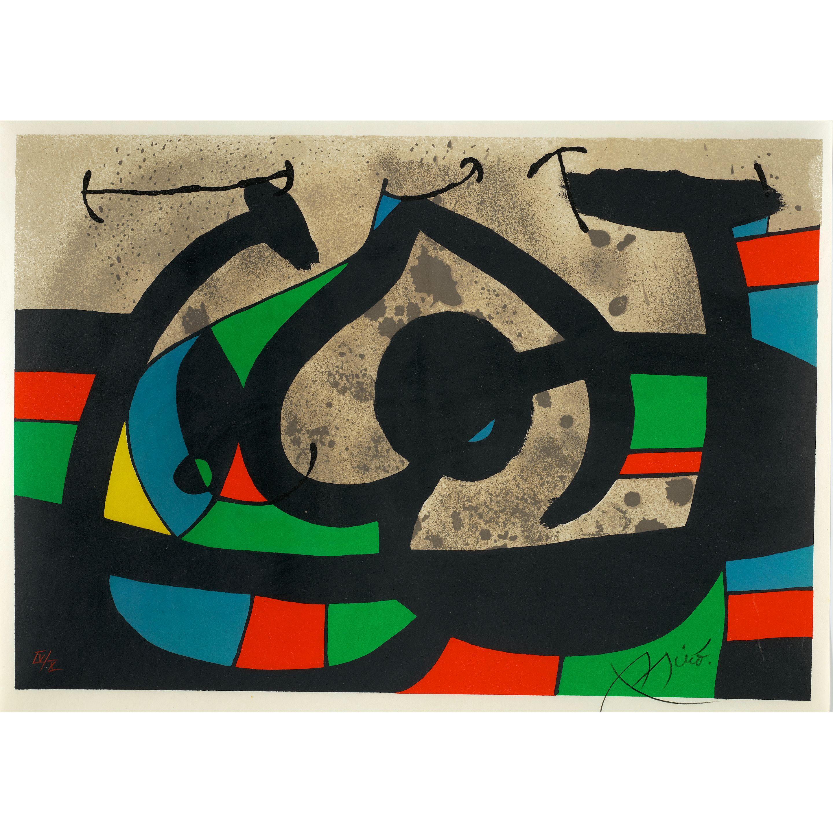 Joan Miró - One Plate, from Le lézard aux plumes d\'or