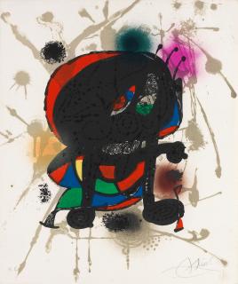 Joan Miró - One plate, from Lithographe III