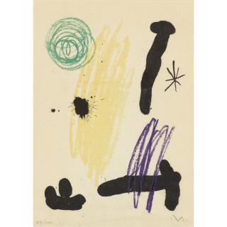 Joan Miró - One Plate, from Obra Inèdita Recent