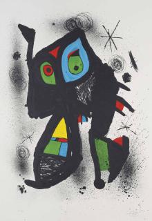 Joan Miró - Paysanne écoutant la Mer (M. 1266)