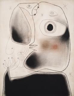 Joan Miró - Personnage, oiseau, étoiles