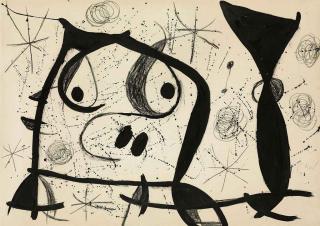 Joan Miró - Personnage, oiseau