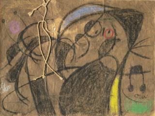 Joan Miró - Personnage, Oiseaux