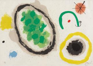 Joan Miró - Pl. 9, from Le lézard aux plumes d\'or