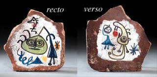 Joan Miro - Plaque Double Face (recto and verso)