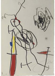 Joan Miró - Plate III, From Passage de L\'Egyptienne (D. 1197; C.F. C. Books 257)