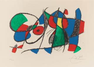 Joan Miró - Plate IX, from Lithographe II