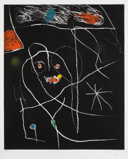 Joan Miró - Plate V, from El Pi de Formentor