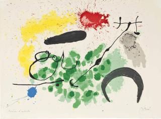 Joan Miró - Plate X, From: Le Lézard Aux Plumes D\'Or