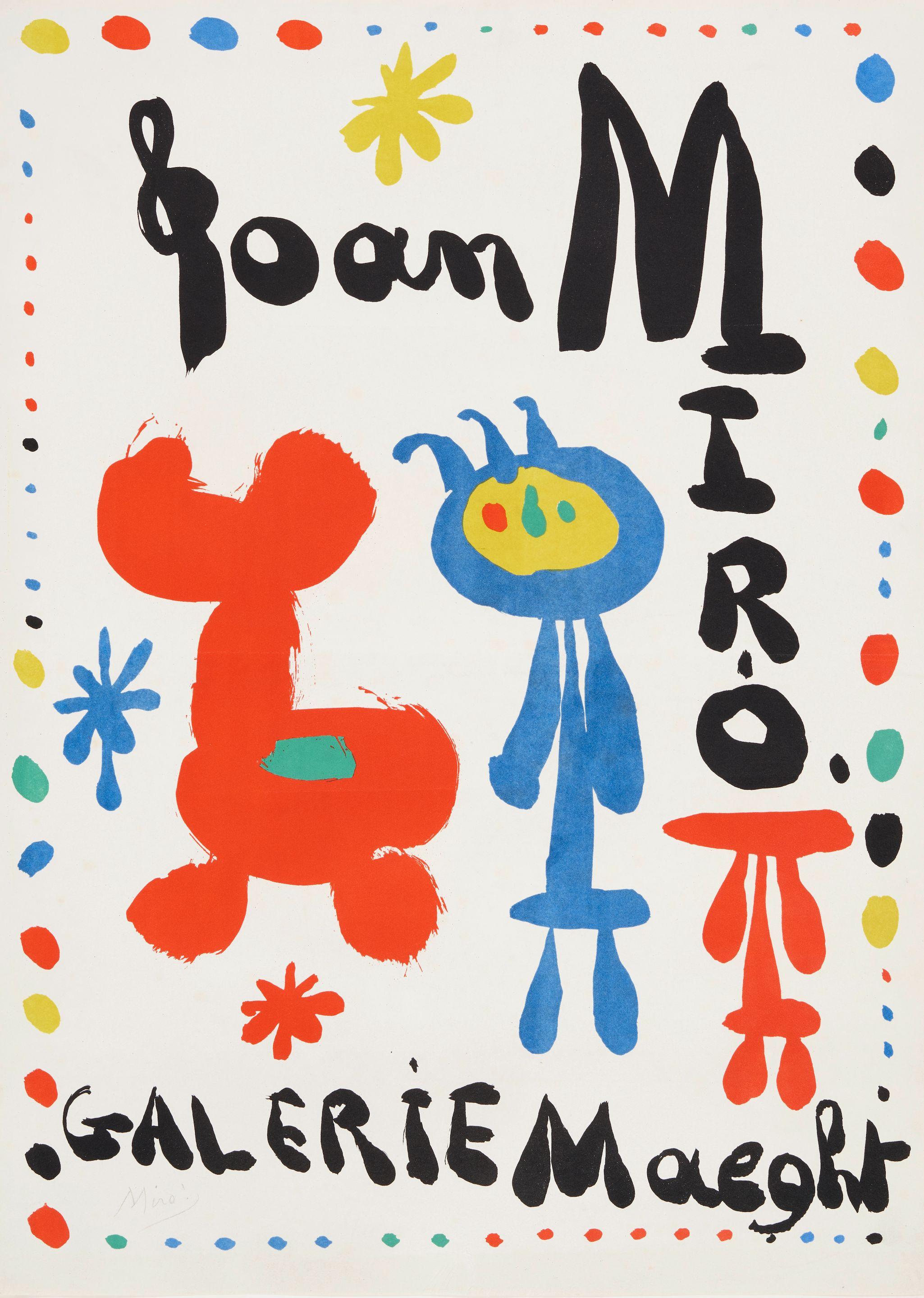 Joan Miró - Poster for Exhibition of 1948