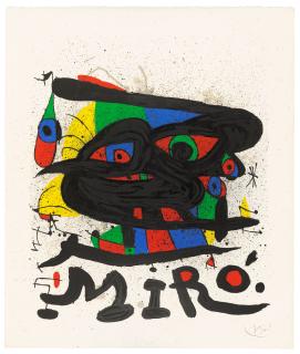 Joan Miró - Poster for the Exhibition Miro Sculptures