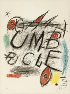 Joan Miro - Poster for the film \'Umbracle\' (M. 922)