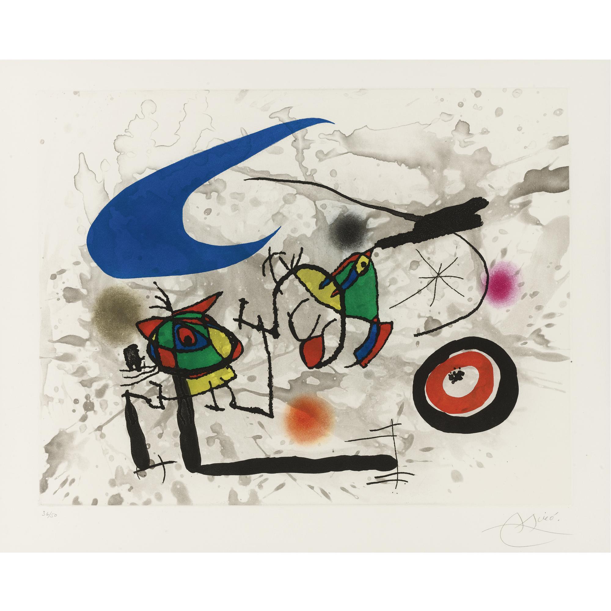 Joan Miró - Pygmies Sous La Lune (D. 562)