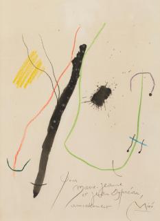 Joan Miró - Quelques Fleurs pour mes Amis: Dypréau Plate, 1964
