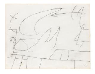 Joan Miró - Sans titre, 1973