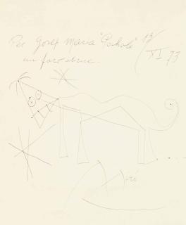 Joan Miró - Sans titre