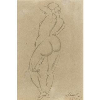 Joan Miró - Standing Nude