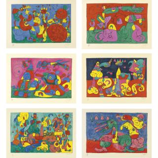 Joan Miró - Suites Pour Ubu Roi (C. 108; M. 392-430)