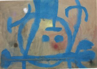 Joan Miró - Tête bleue