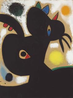 Joan Miro - Tête De Femme