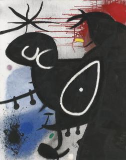 Joan Miró - Tête, Oiseau, Étoile