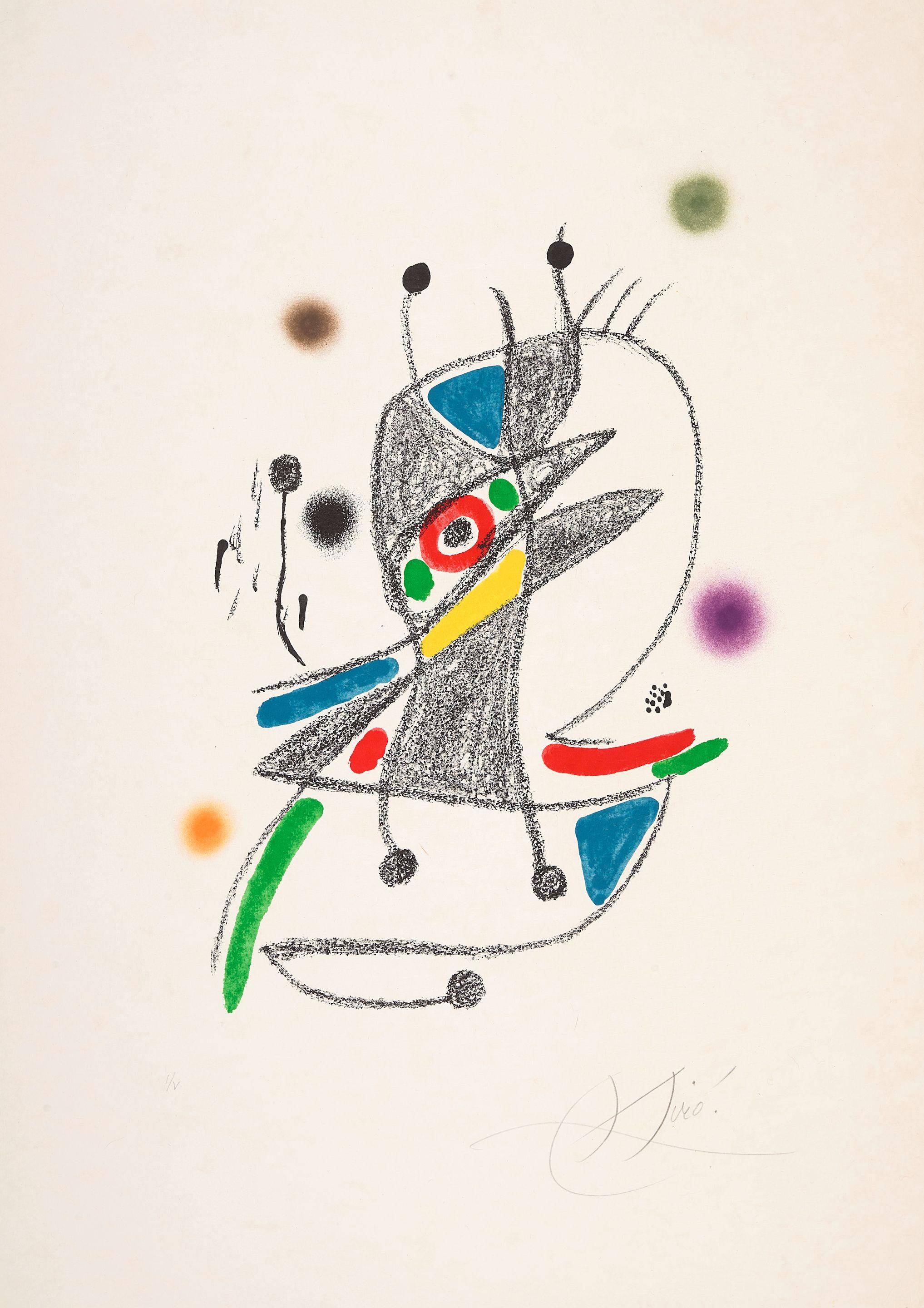 Joan Miró - Three plates, from Maravillas con variaciones acrósticas 3